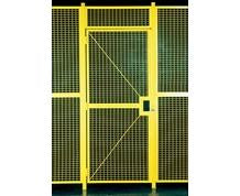 High Security Wire Partition System: Hinge Doors