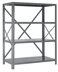 Steel Open Shelving - 22 Gauge 4 Shelves 12 x 36 x 39 (V22G-39-1236-4)
